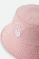 Unisex Serpent Packable Bucket Hat in the color Chalk Pink - Additional Laydown image