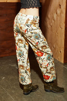 Women's Margo Cropped 5-Pocket Pant in the color Botanical Floral - Men's Lifestyle image