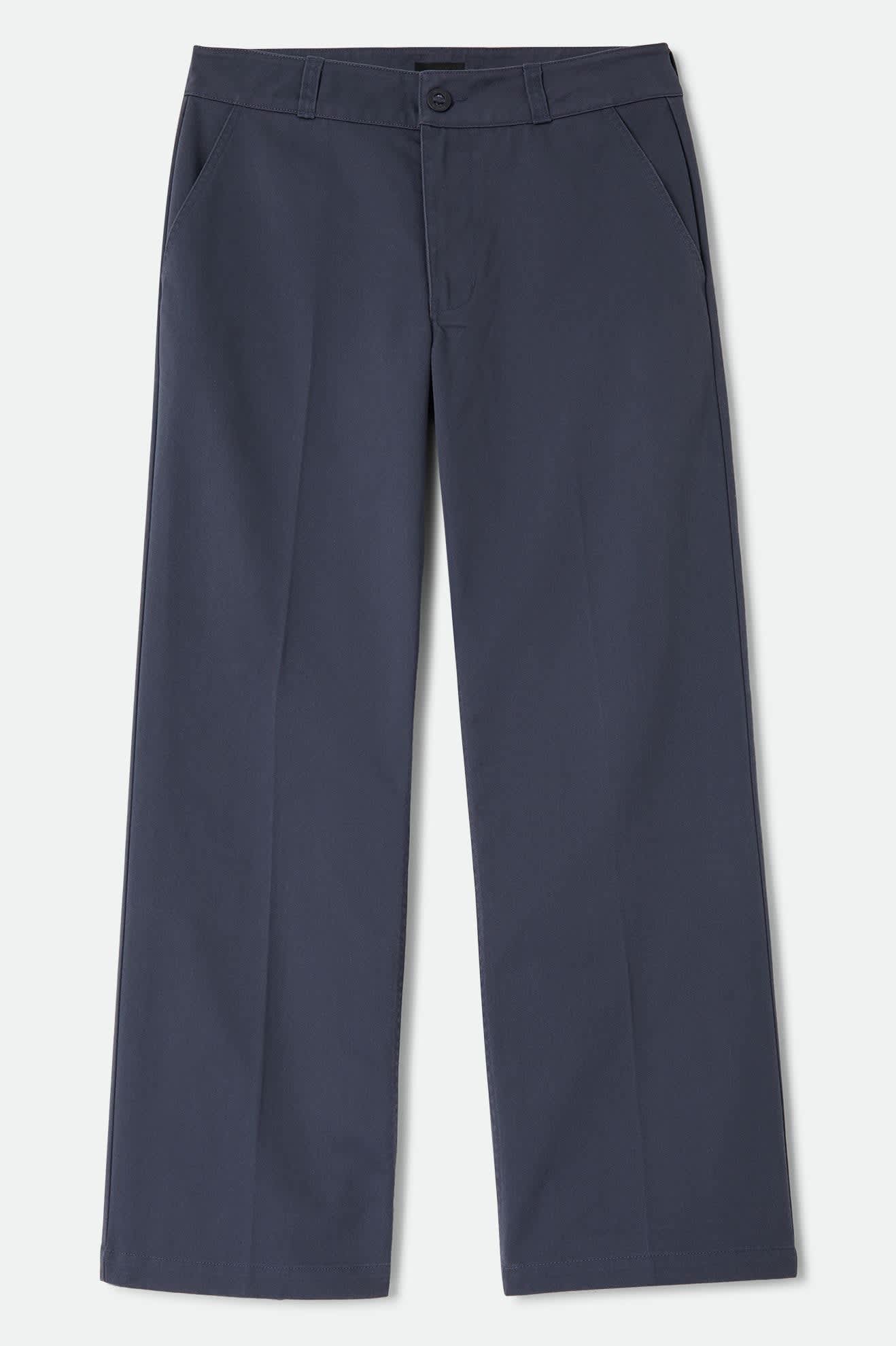 Men's Trademark Chino Pant in the color Washed Navy - Front Product Laydown Image