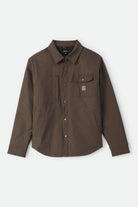 Men's Builders Stretch Lined Jacket in the color Earth - Front Product Laydown Image