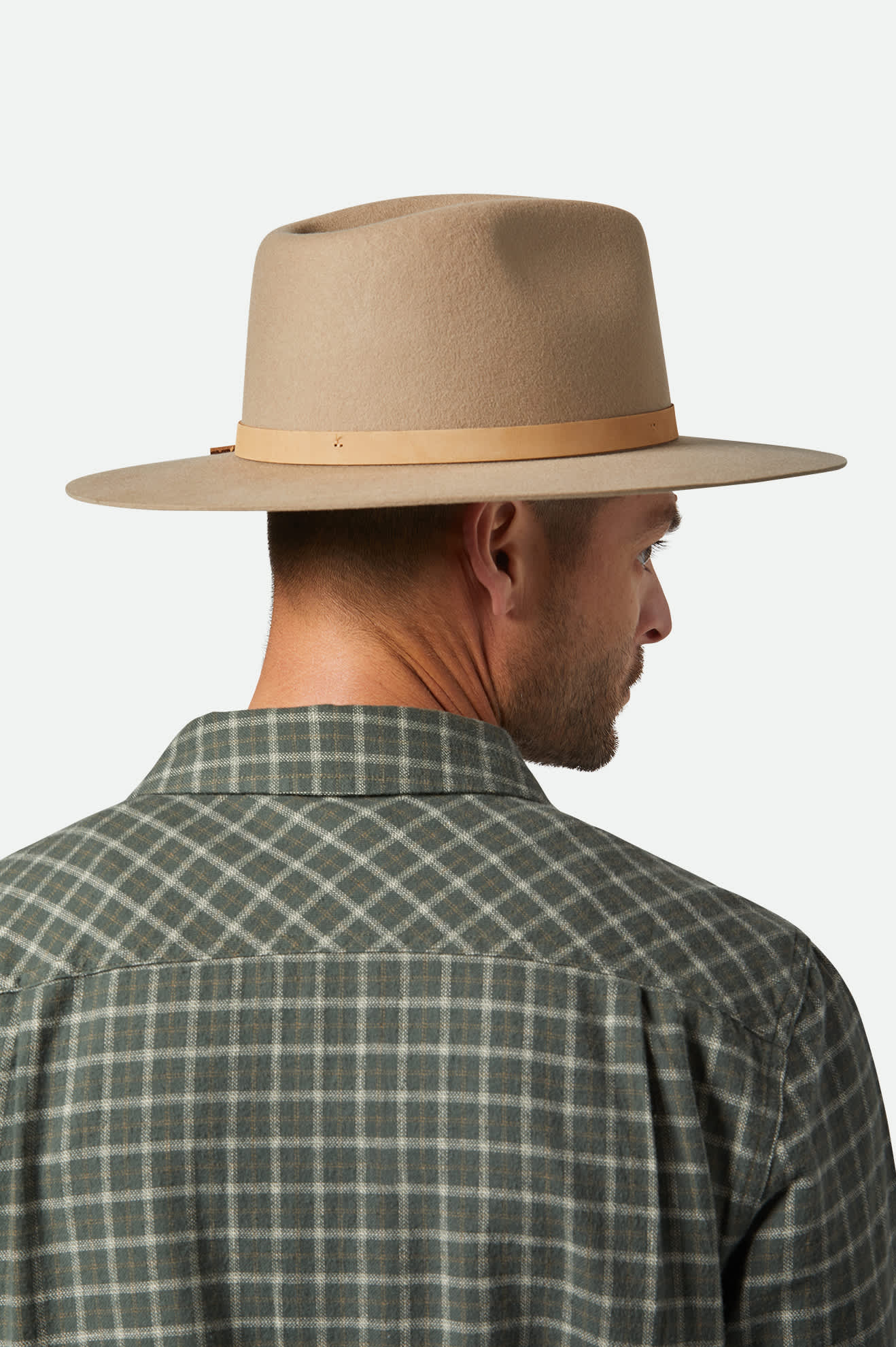 Unisex Hawkins WTHR GUARD™ Cowboy Hat in the color Sand/Natural - Men's Side View