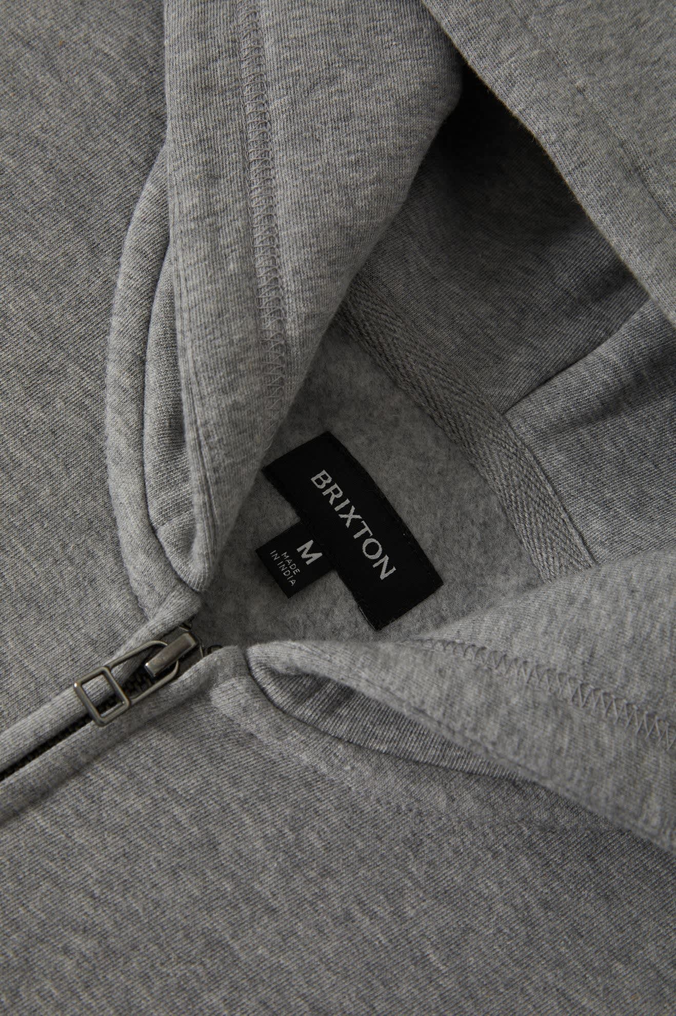 Men's Motorized Full Zip in the color Heather Grey - Additional Laydown image