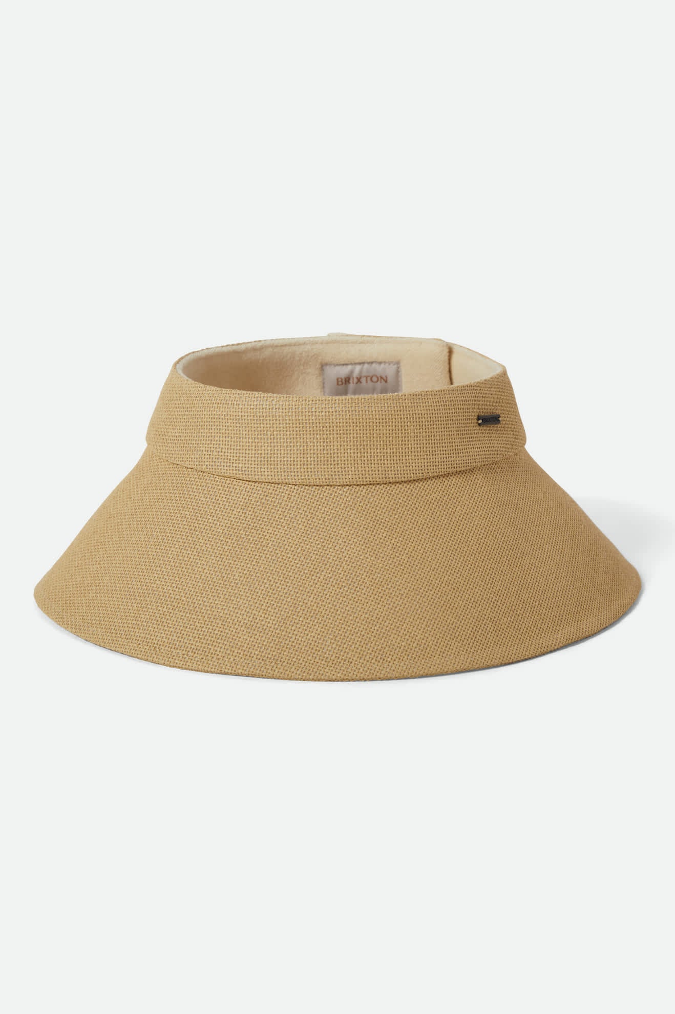 Women's Jasmine Packable Visor in the color Tan/Tan - Front Product View