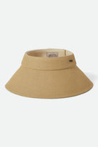 Women's Jasmine Packable Visor in the color Tan/Tan - Front Product View