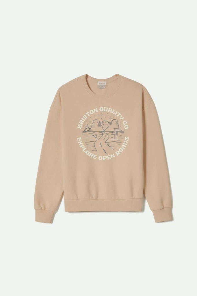 Brixton Women's Open Road Crew Fleece - Rose Dust | Main