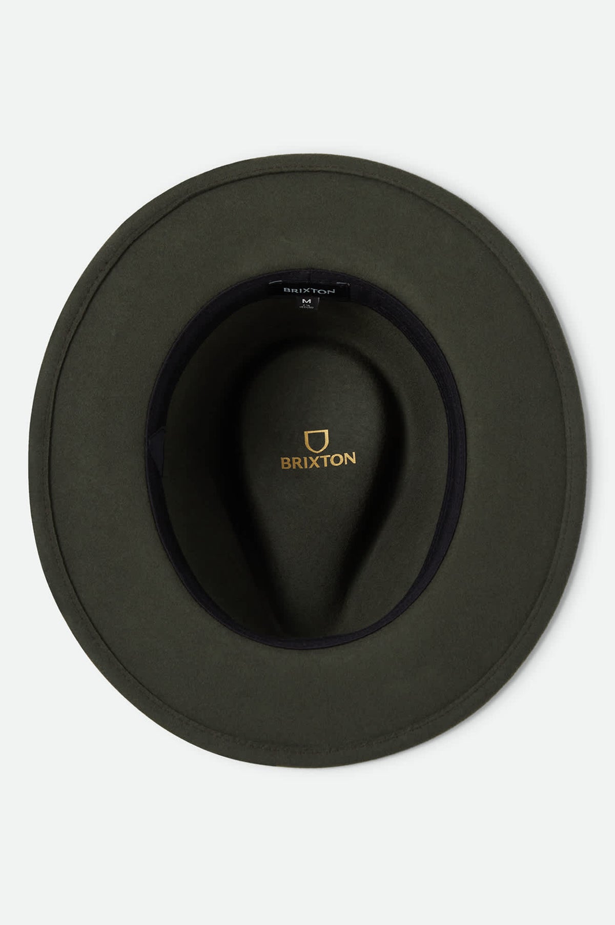 Unisex Messer Fedora in the color Ivy/Light Brown - Additional Laydown image