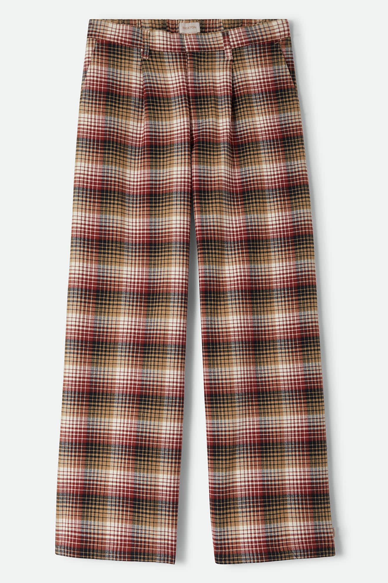 Women's Service Trouser Pant in the color Plaid Mash Up - Front Product Laydown Image