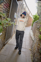 Men's Clifton Boxed Crop T-Shirt in the color Cream - Men's Lifestyle 4.0