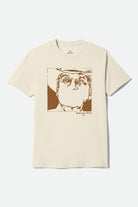 Men's Wilburn Short Sleeve Shirt in the color Cream - Front Product View