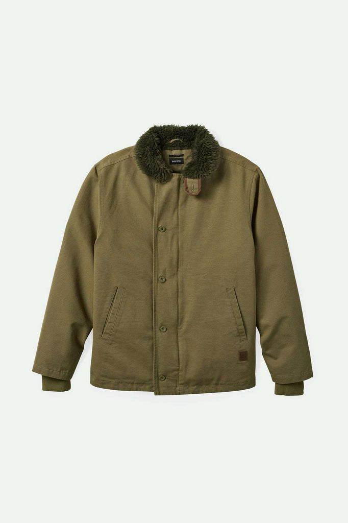 Brixton Men's 20th Anniversary Mast Jacket - Olive Surplus | Main