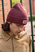 Unisex Trademark Beanie in the color Dark Brick - Men's Lifestyle 3.0