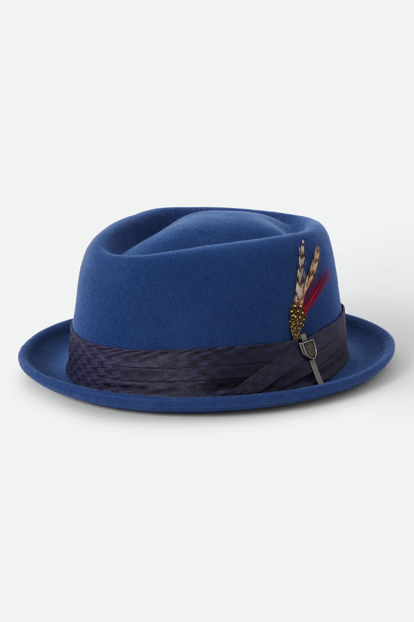 Unisex Stout Pork Pie in the color Classic Navy - Front Product Laydown Image