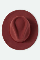Unisex Messer Fedora in the color Dark Brick/Dark Brick - Additional Laydown image