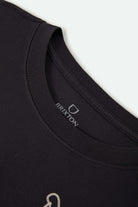 Women's Rodeo Trailors Boxy Crop T-Shirt in the color Black - Additional Laydown image