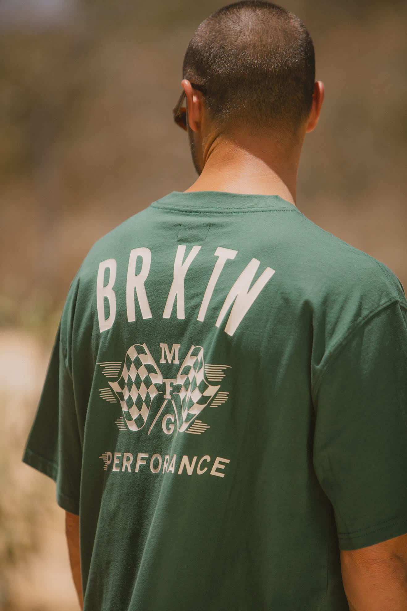 Men's Primary Short Sleeve Cropped Shirt in the color Primal Green - Men's Lifestyle image