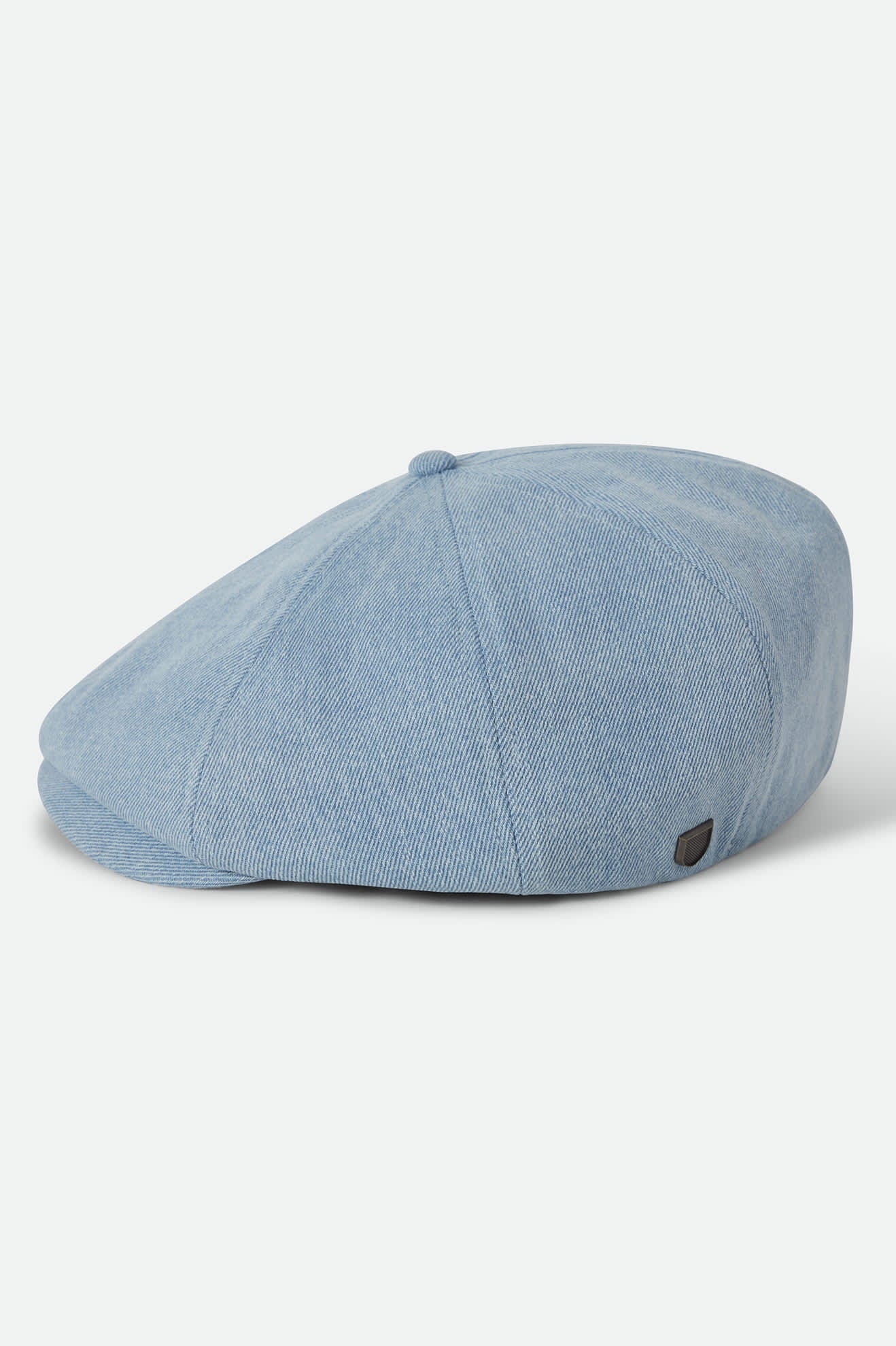 Unisex Brood Newsboy Cap in the color Light Indigo Wash - Additional Laydown image