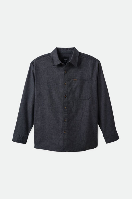 Men's Selden L/S Overshirt in the color Mixed Tweed - Front Product View