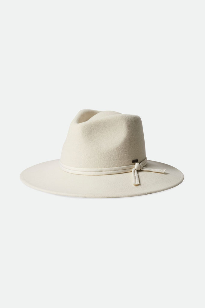 Brixton Women's Joanna Felt Packable Hat - Off White | Main