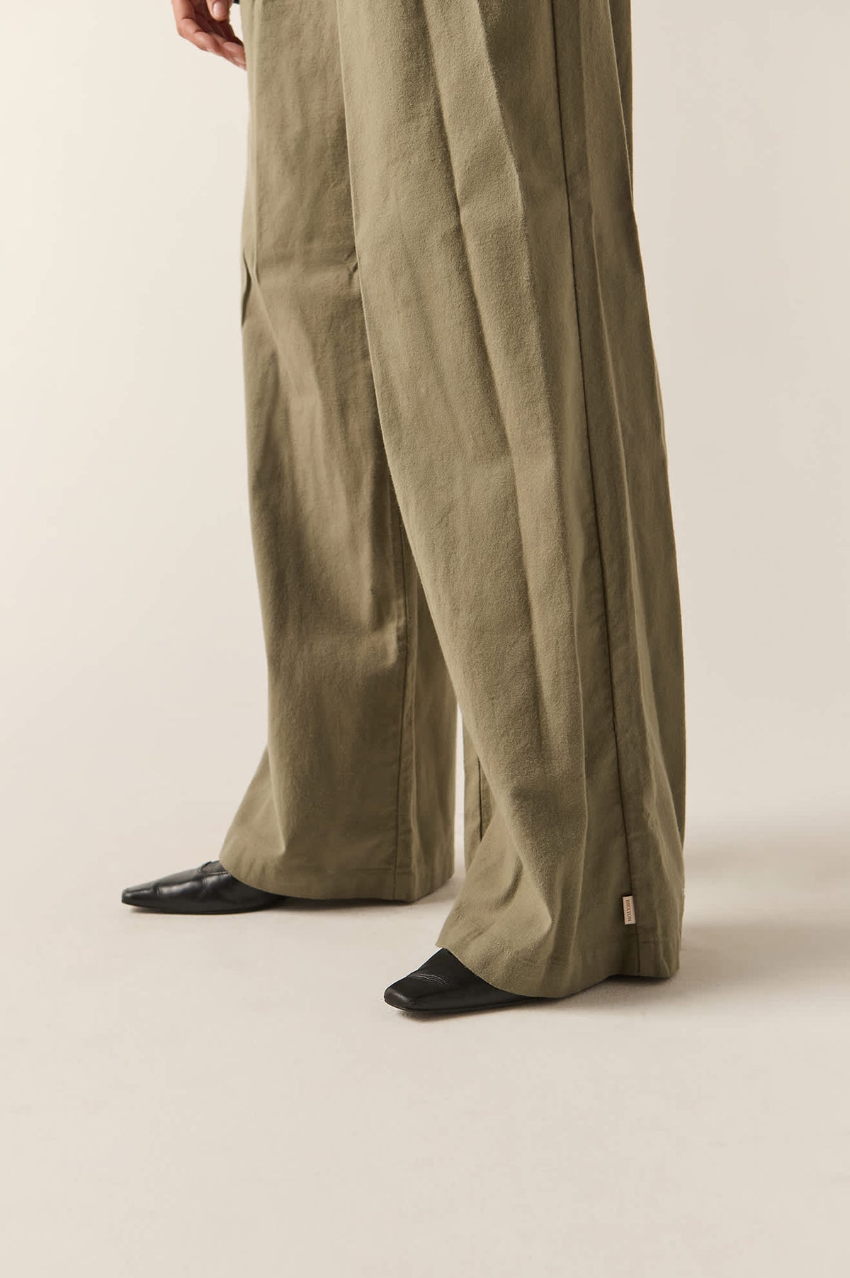 Women's Service Trouser Pant in the color Olive Surplus - Additional Fit image