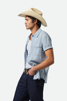 Unisex Laredo Panama Straw Cowboy Hat in the color Catalina Sand - Men's Side View