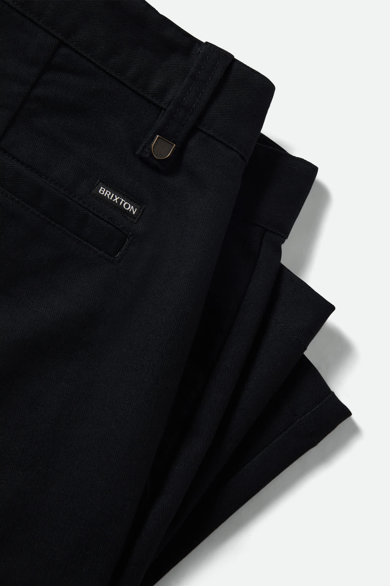 Men's Santo Chino Short in the color Black - Additional Laydown image
