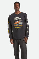 Men's Ford Mud Marathon L/S Standard T-Shirt in the color Burnt Rubber - Men's Front View