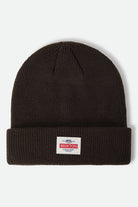 Unisex Trademark Beanie in the color Walnut Brown - Front Product Laydown Image