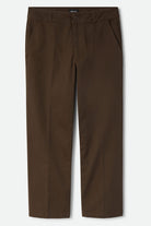 Men's Trademark Chino Pant in the color Walnut Brown - Front Product Laydown Image
