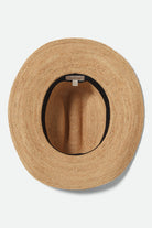 Women's Odessa Straw Packable Cowboy Hat in the color Tan - Additional Laydown image