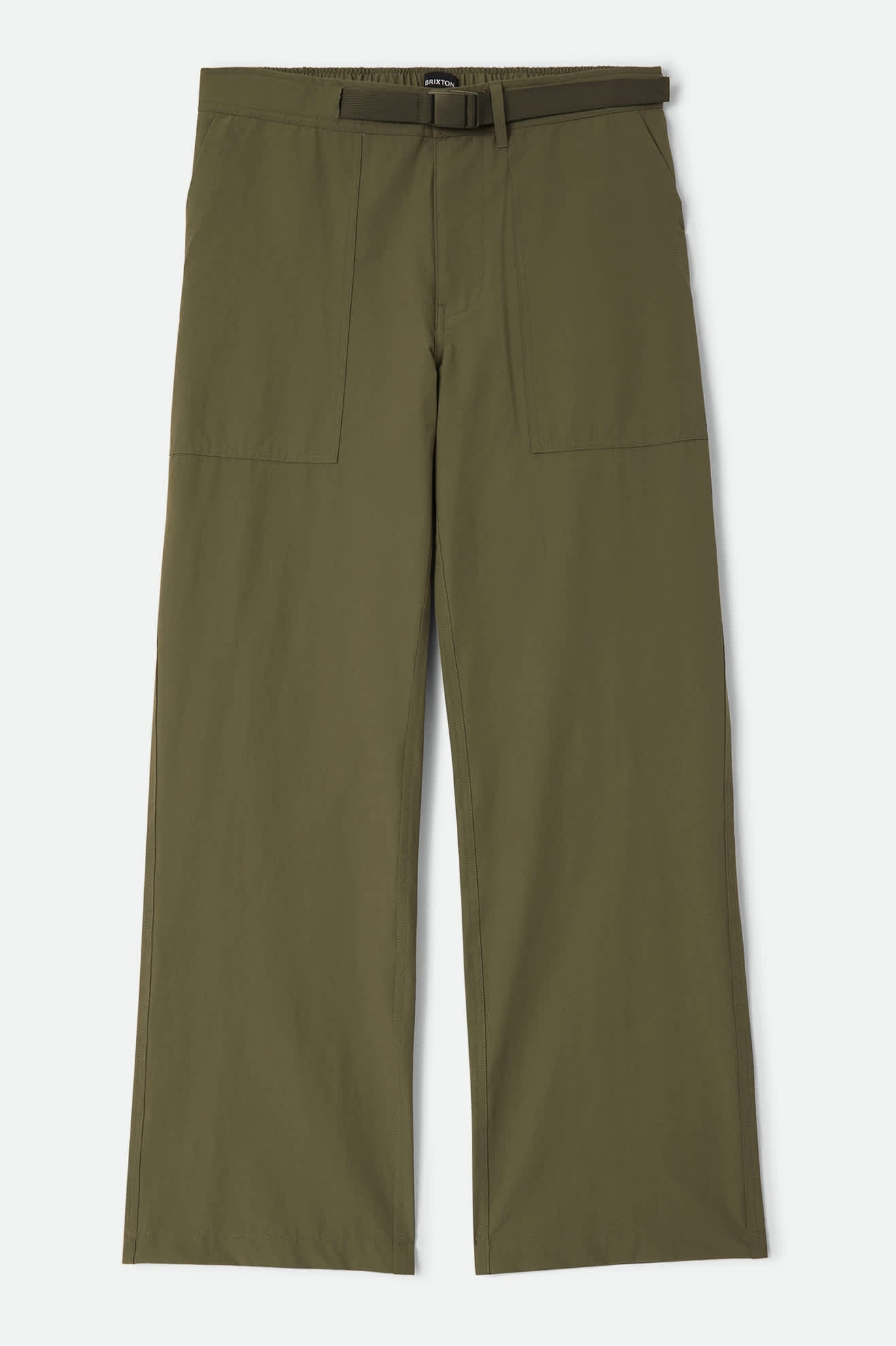 Men's Journey Utility Pant in the color Dark Olive/Olive Surplus - Front Product Laydown Image