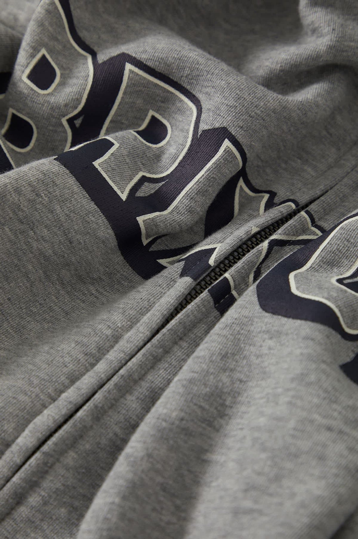 Men's Motorized Full Zip in the color Heather Grey - Additional Laydown image