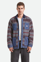 Men's Altered Threads Chore Coat in the color Medium Wash Denim - Men's Side View