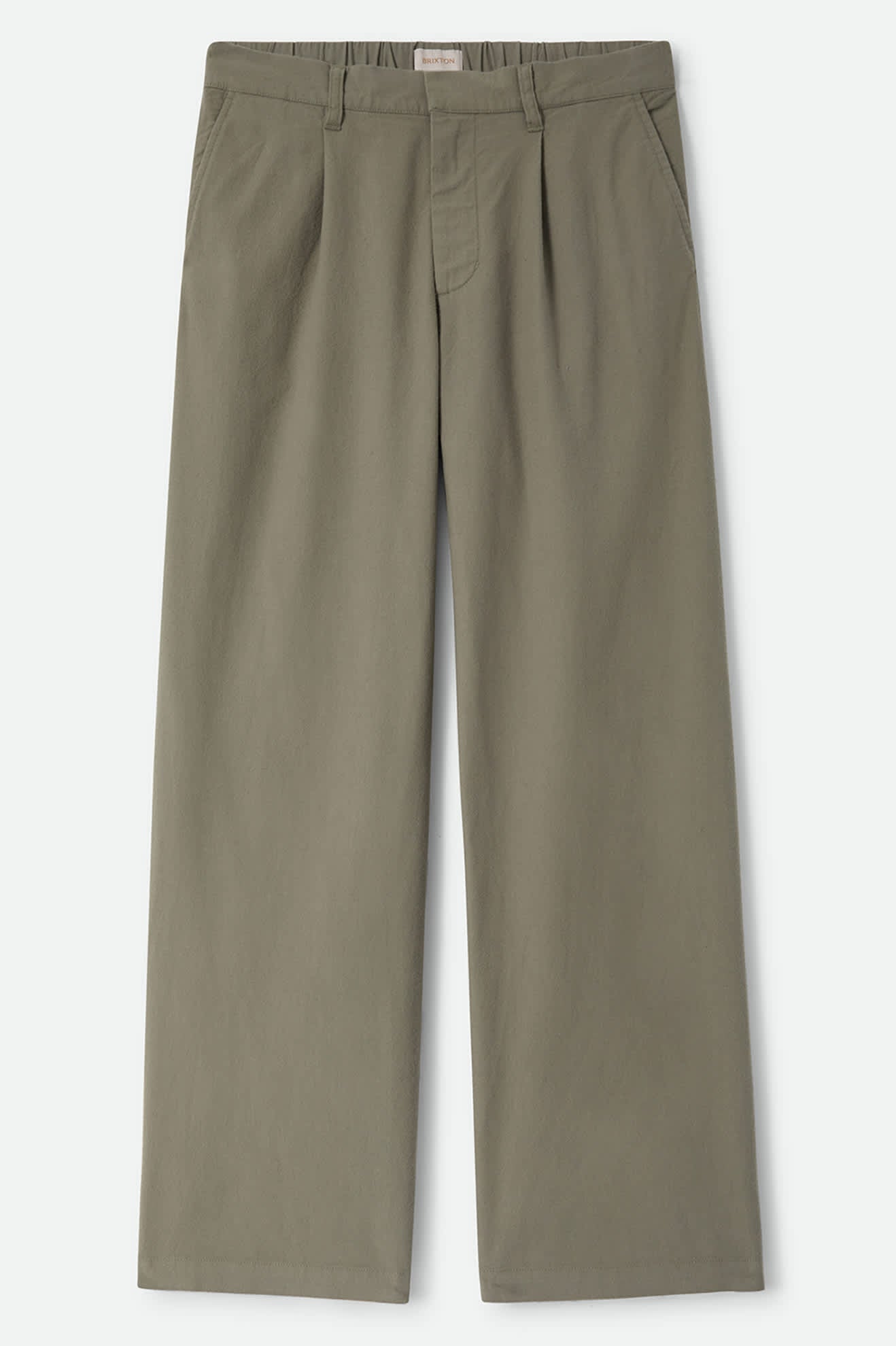 Women's Service Trouser Pant in the color Olive Surplus - Front Product Laydown Image