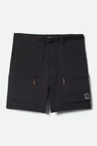 Men's Journey Utility Short in the color Black - Front Product View