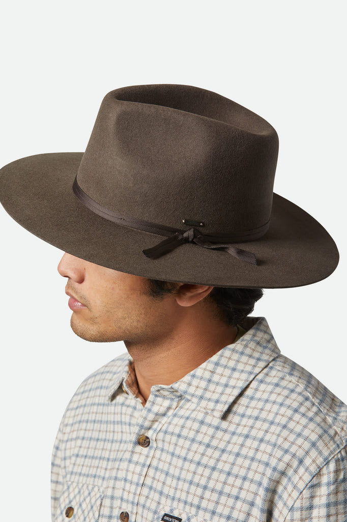 Unisex Cohen Cowboy Hat in the color Brown - Additional Fit View