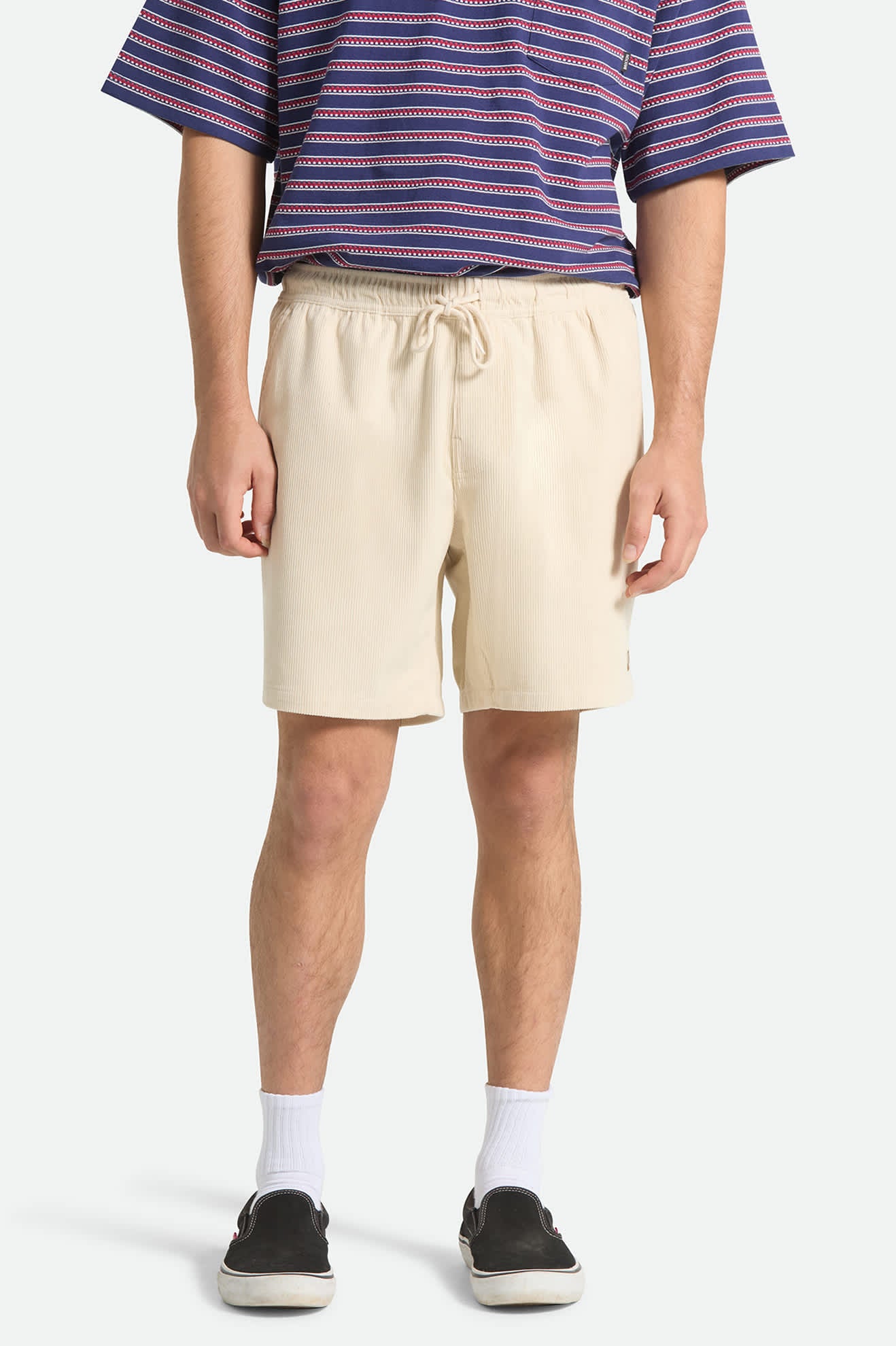 Men's Everyday Corduroy Short in the color Whitecap - Men's Front View