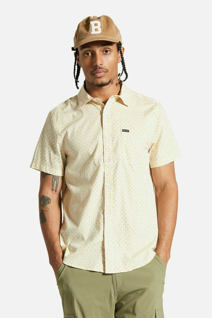 Men's Fit, front | Charter Print S/S Shirt - Whitecap Micro