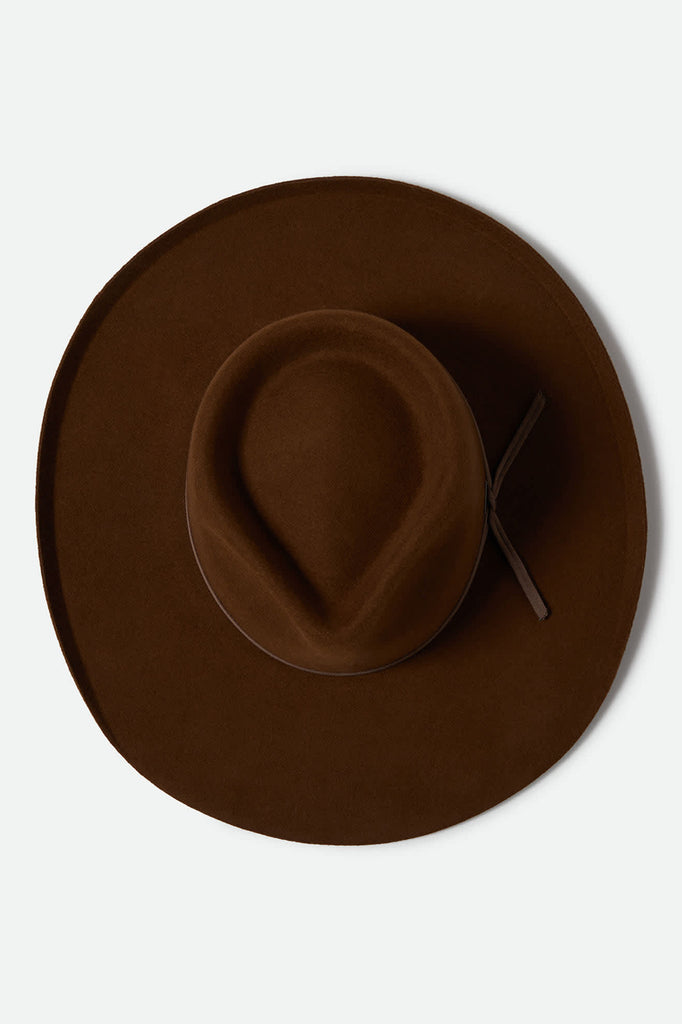 Women's Marlow Rancher Hat in the color Coffee - Additional Laydown image