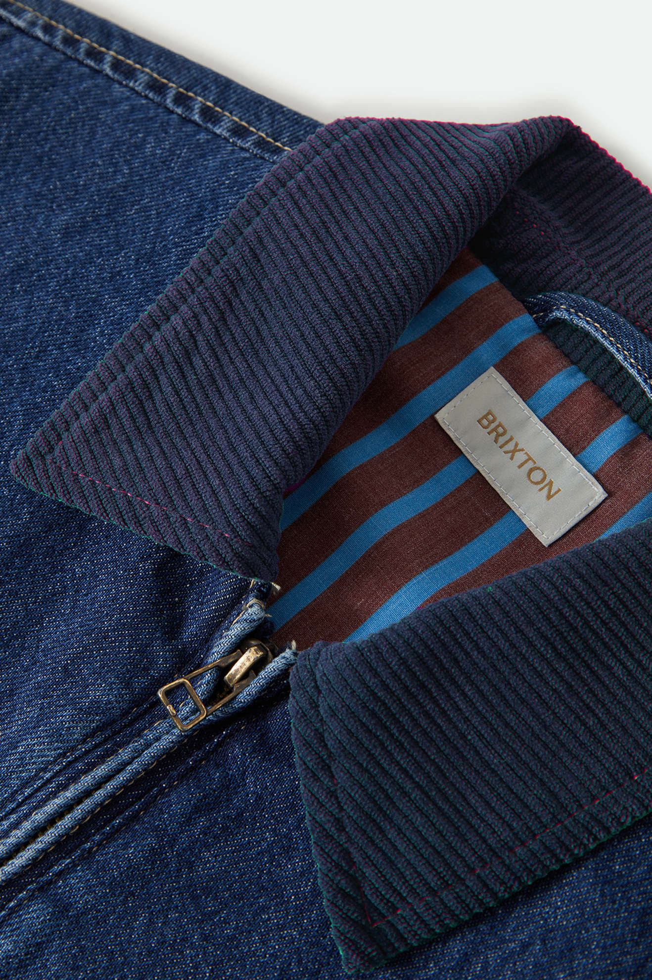 Women's Mechanics Women's Garage Lined Jacket in the color Dark Denim - Additional Laydown image