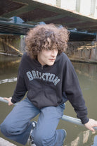 Men's Dugout Zip Hood Fleece in the color Black/Grey - Men's Lifestyle 3.0
