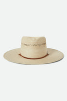 Unisex Beck Straw Rancher Hat in the color Natural - Additional Laydown image