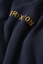 Men's Embroidered Heavyweight Oversized Hoodie in the color Mood Indigo - Additional Laydown image