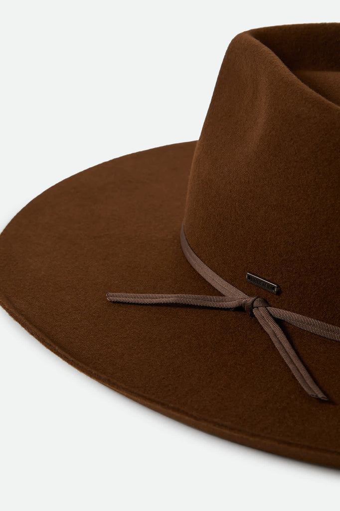 Women's Marlow Rancher Hat in the color Coffee - Additional Laydown image