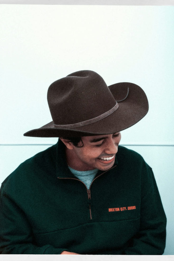 Unisex Laredo Cowboy Hat in the color Dark Brown - Men's Lifestyle image