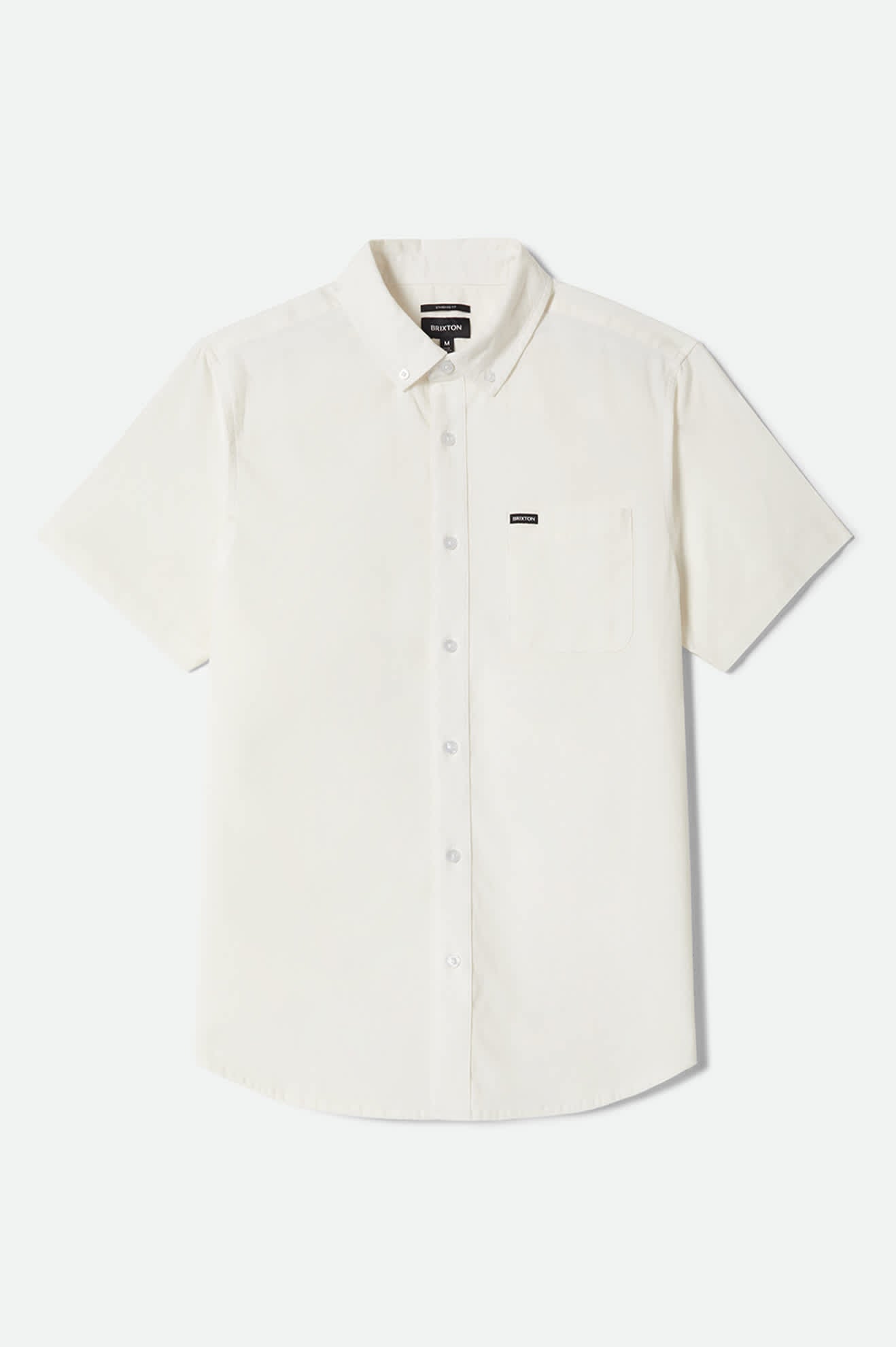 Men's Sanford Oxford Woven in the color Off White - Front Product Laydown Image