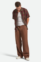 Men's Union Baggy Pant in the color Pinecone Brown - Additional Fit image