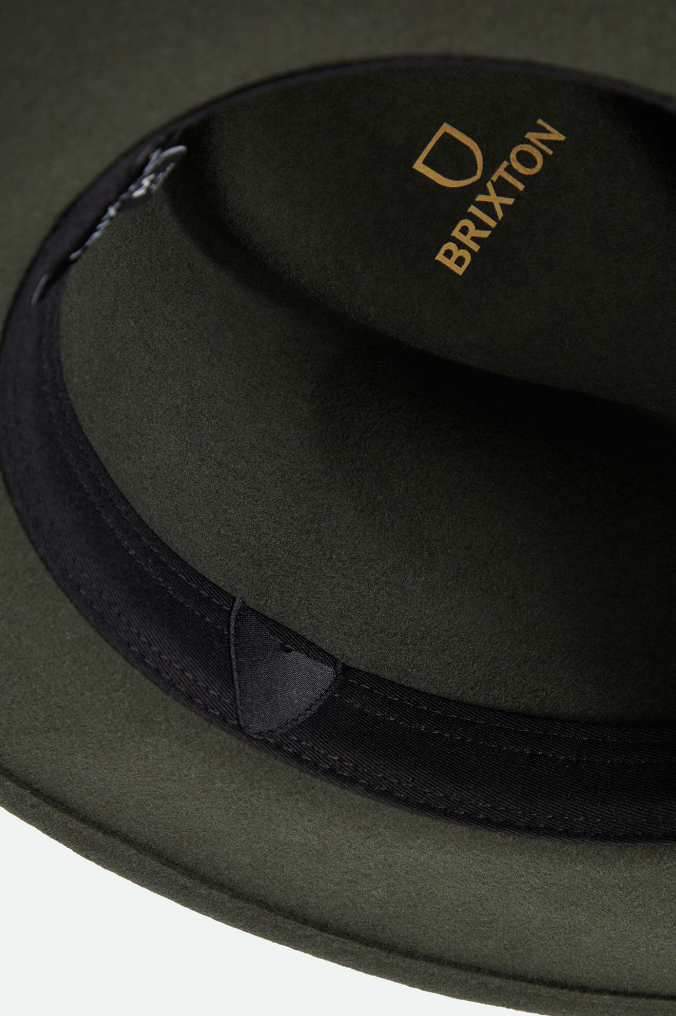Unisex Messer Fedora in the color Ivy/Light Brown - Additional Laydown image