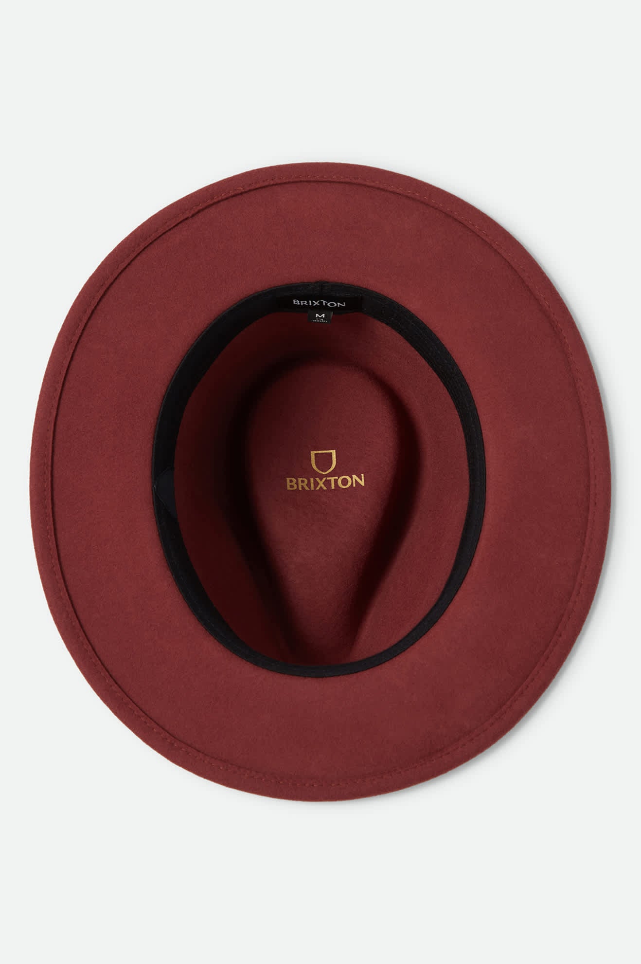 Unisex Messer Fedora in the color Dark Brick/Dark Brick - Additional Laydown image