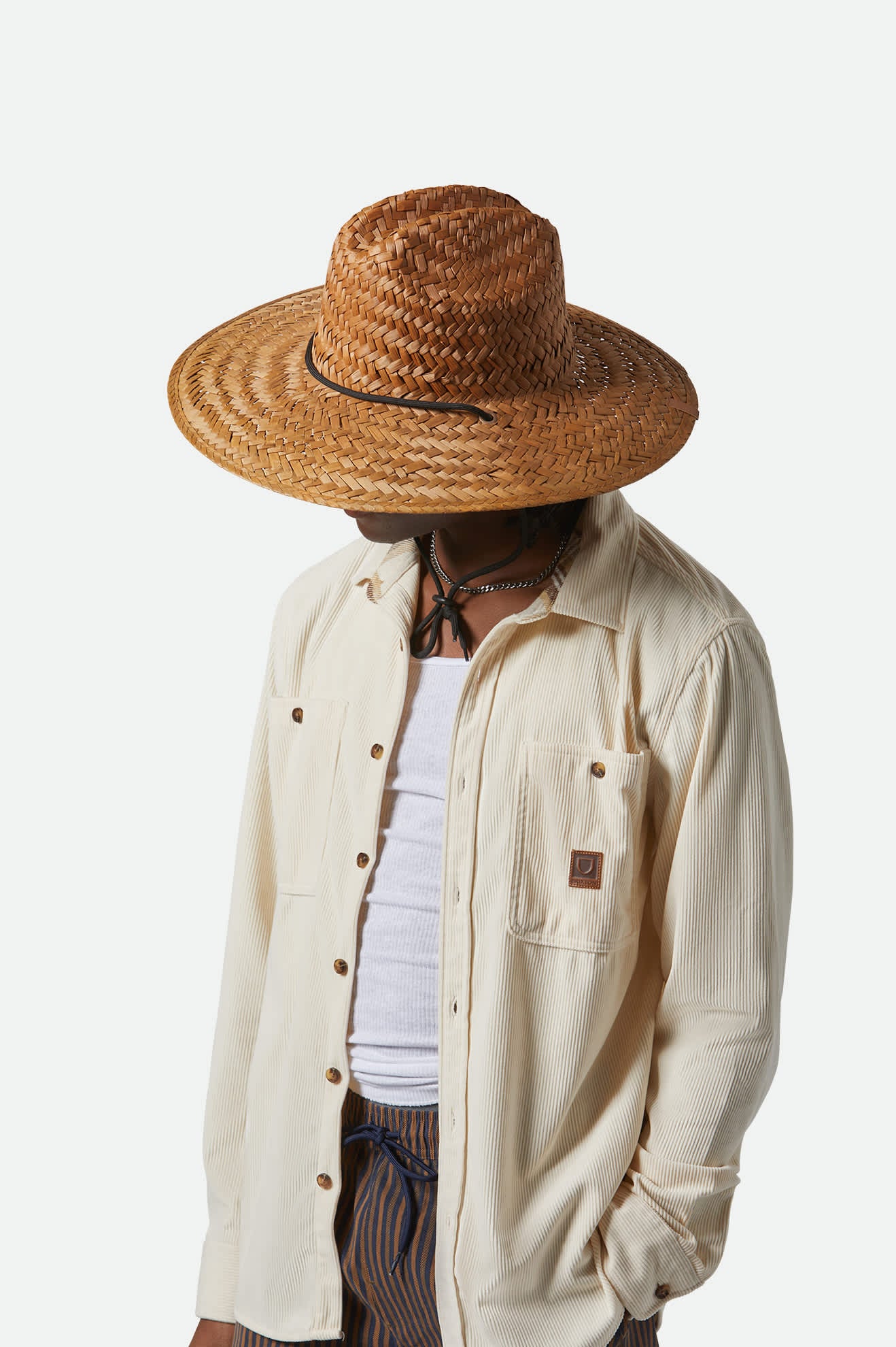 Unisex Bells II Sun Hat in the color Light Brown - Additional Fit image