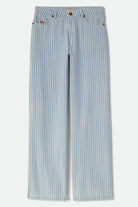 Women's The Chloe 5-Pocket Pant in the color Two Boot Stripe - Front Product Laydown Image